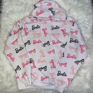 Barbie White Pullover Hoodie